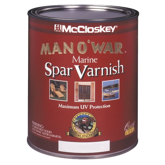 Valspar McCloskey Man O'War Spar Marine Interior & Exterior Varnish - Pack of 8