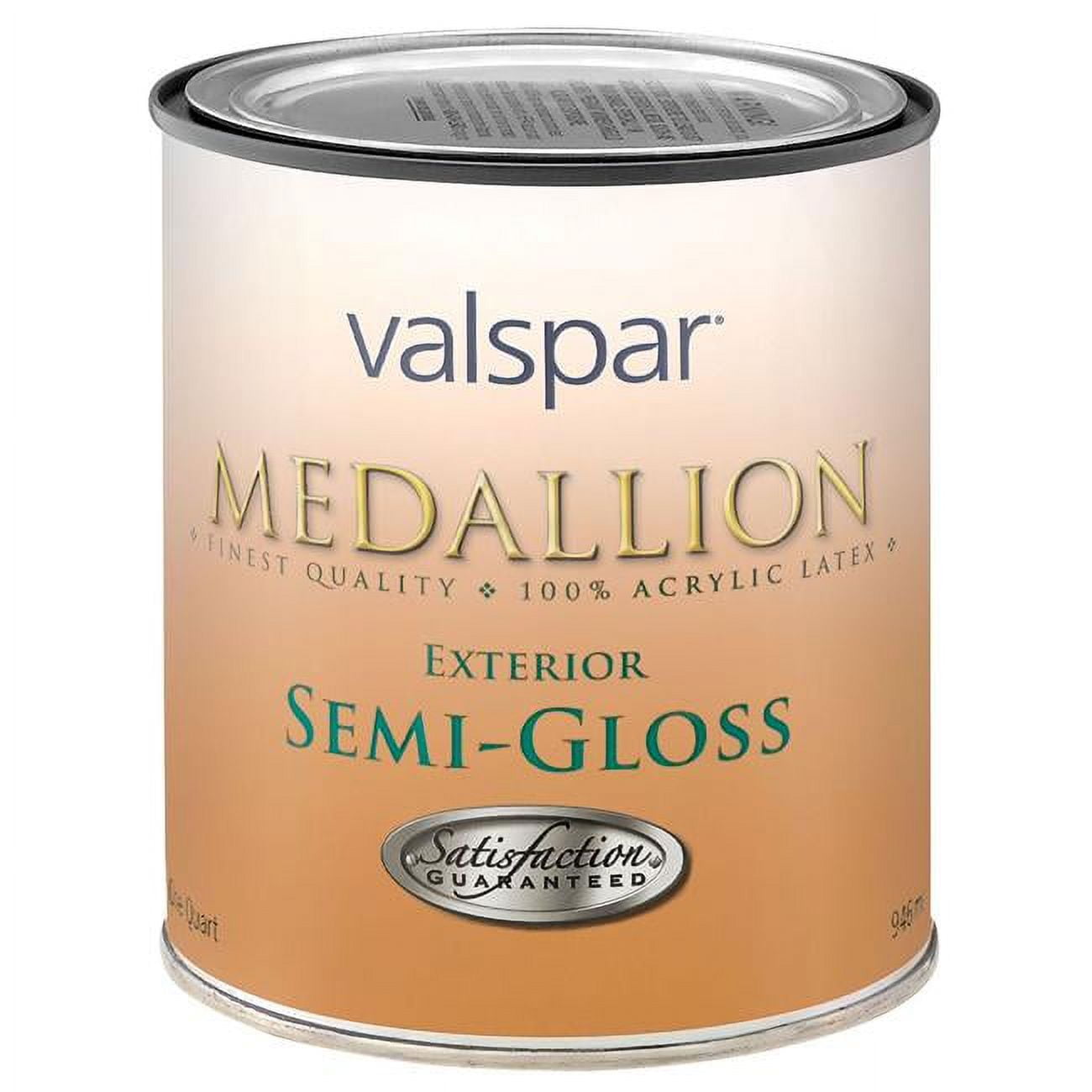 Valspar Medallion 100 Acrylic Paint & Primer SemiGloss Exterior House