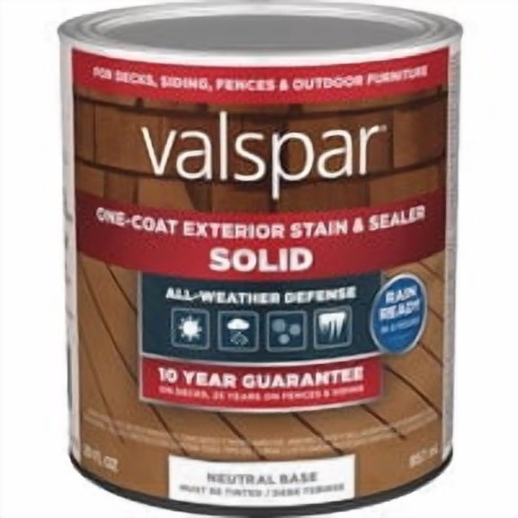 Valspar One-Coat Solid Deck Stain - Pack of 3 Multipack Supply