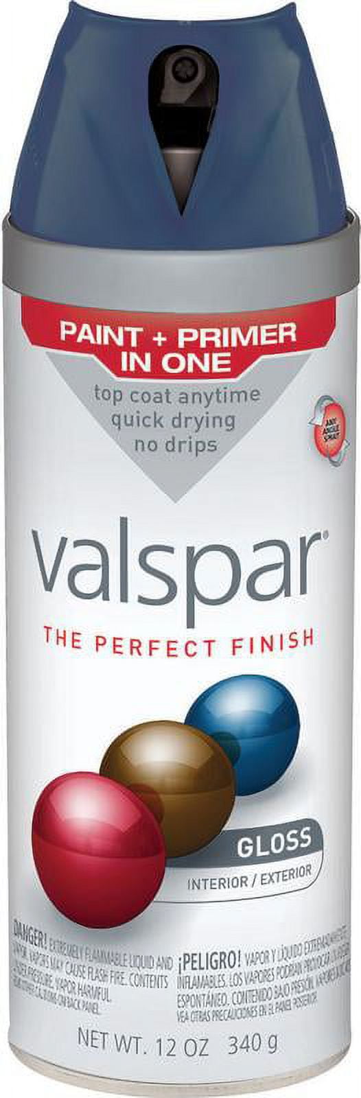 Valspar Premium Exterior RustResistant Spray Paint Enamel for Outdoor