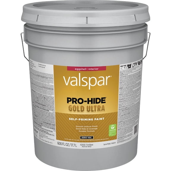 Valspar Pro-Hide Gold Ultra Zero VOC Latex Eggshell Interior Wall Paint - Single Pack