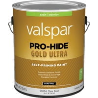 Valspar Pro-Hide Gold Ultra Zero VOC Latex Satin Interior Wall Paint - Pack of 10
