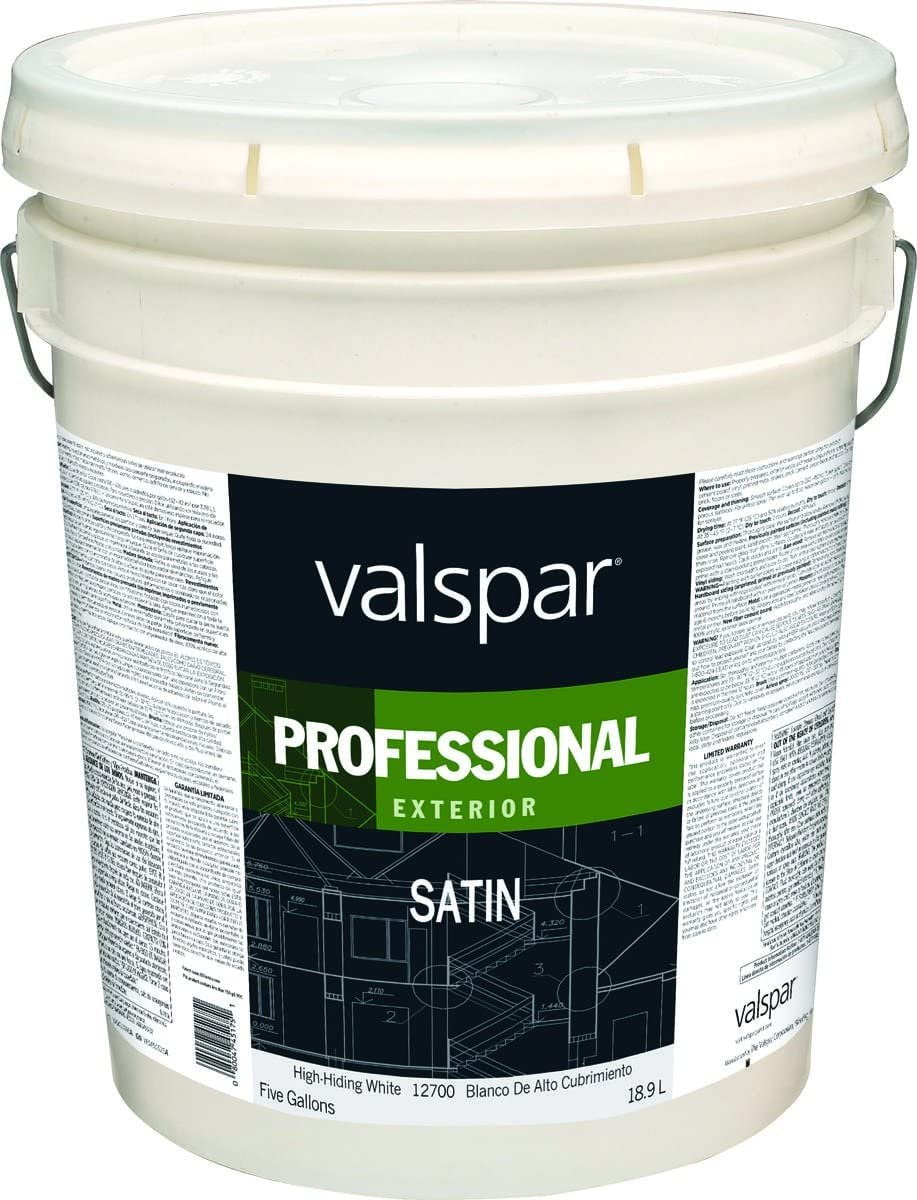 Valspar Professional Satin Exterior Latex House Paint - Walmart.com