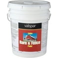 thumbnail image 1 of Valspar Red 3125-10 Barn and Fence Latex Paint, 5 gal, 1 of 1
