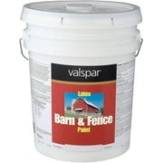 Valspar Red 3125-10 Barn and Fence Latex Paint, 5 gal
