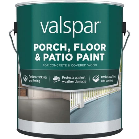 Valspar 1 Gal. Base 4 Latex Satin Porch, Floor & Patio Paint 009.0049818.007
