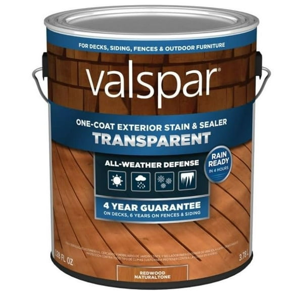 Valspar Stain&Sealer TRNSP RED NATL 1G VL1028081-16