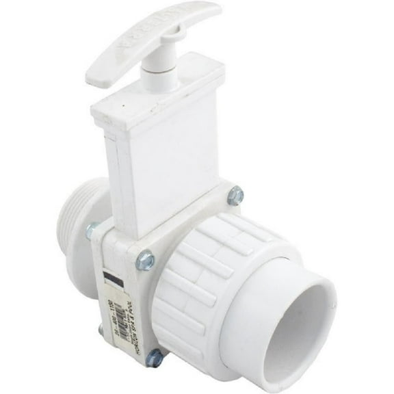 Valterra 6124 1.5" MPT x Union 3-Piece 45 PSI Pool & Spa Gate Valve