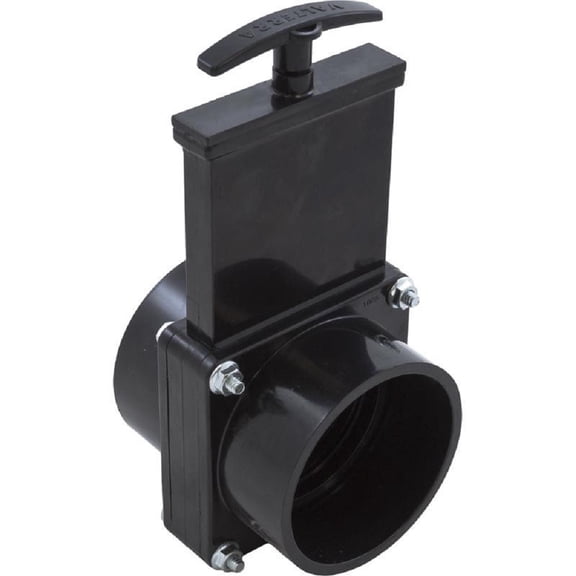 Valterra 7301 3" x 3" Slip 30 PSI ABS Gate Valve - Black