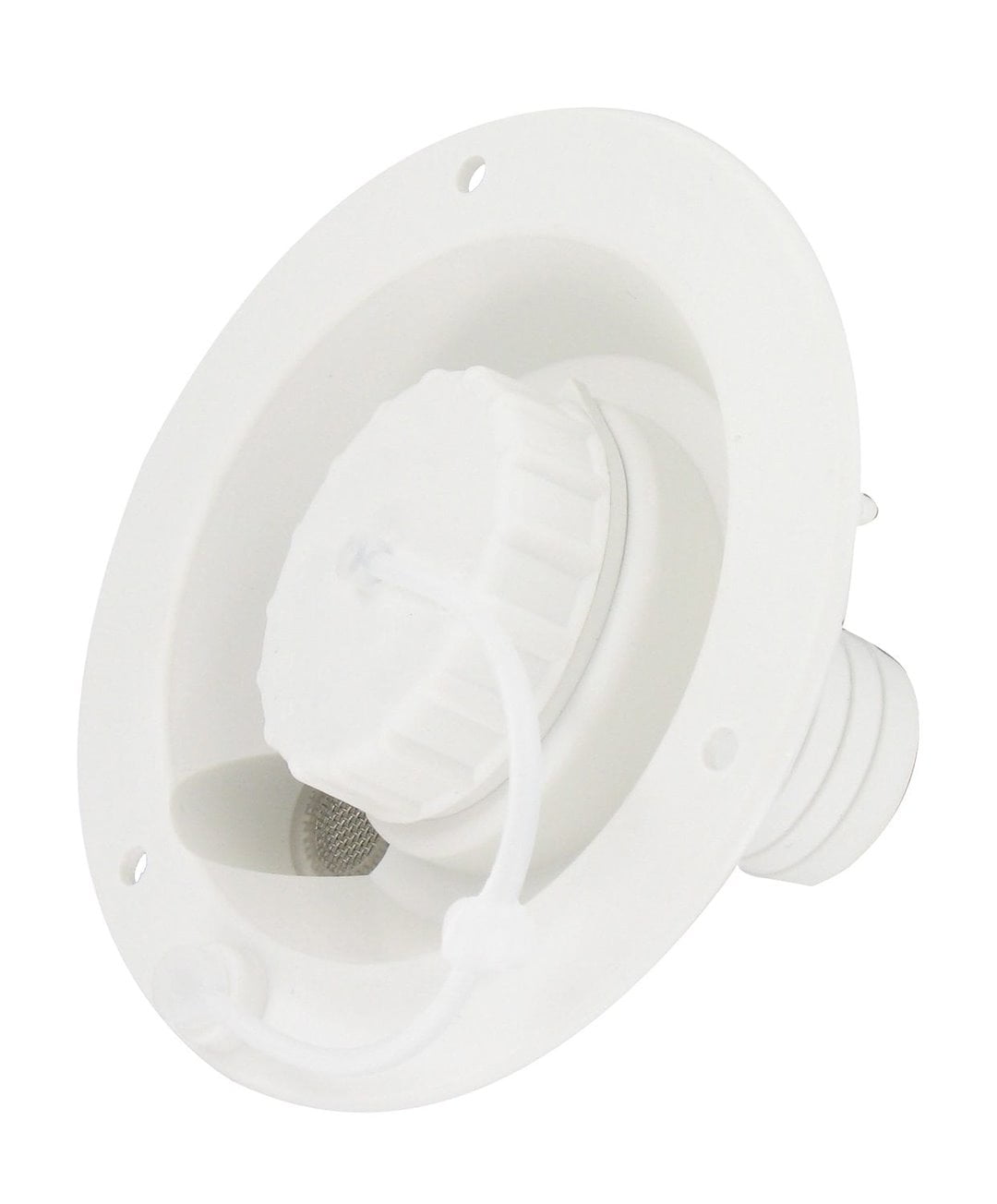 Stablized Inlet Valterra A01-2003 Fresh Water Inlet White UV Stabilized Plastic Bayonet ...