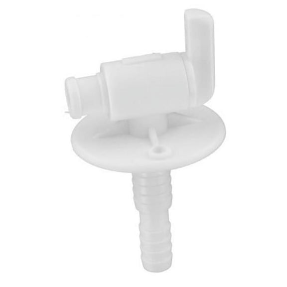 Valterra A012026BK Universal Fresh Water Tank Drain Valve for 0.75 in. Hose