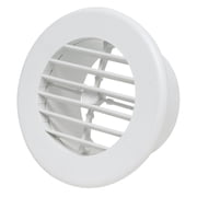 Baystate A10 3345VP Heating and A/C Register 4 Inch interior diameter, 5-3/8 inch outside diamter