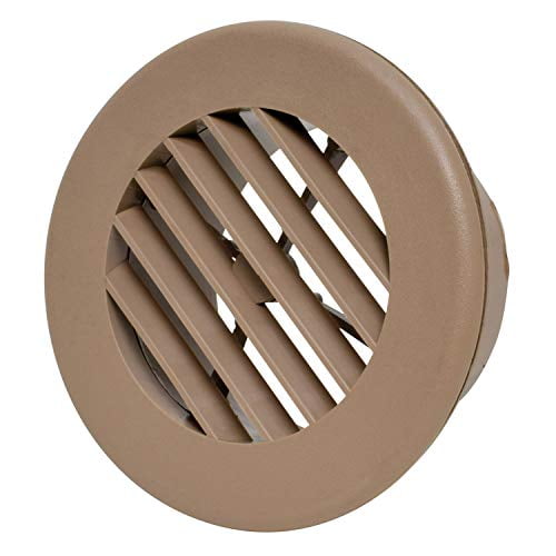 Valterra A10-3346VP Light Brown Rotating Heat and A/C Register (4" ID, 5-3/8" OD)