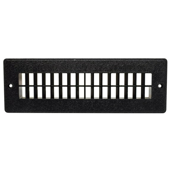 Valterra A10-3366VP Heating and A/C Floor Register - 2-1/4" x 10", Black