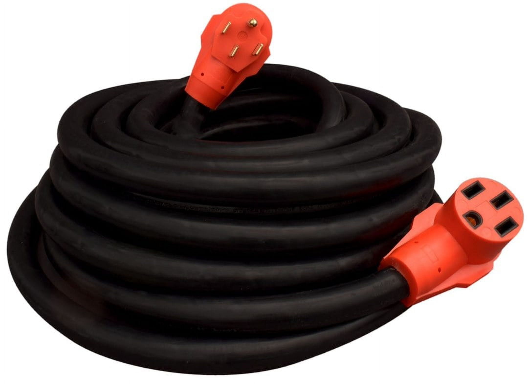 Valterra A10-5050EH Mighty Cord 50 Amp Extension Cord with Handle - 50', Red