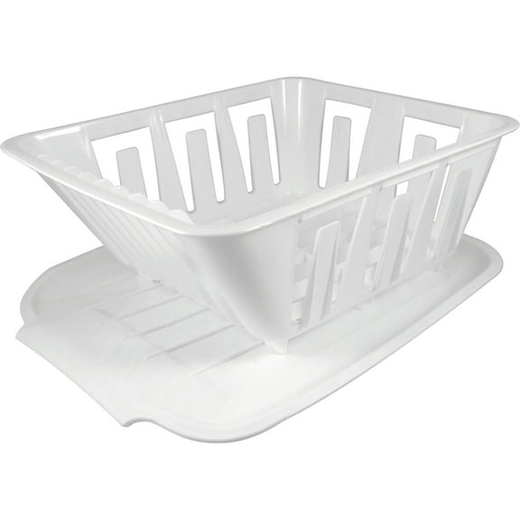 Valterra A77001 Mini Dish Drainer and Mat - White
