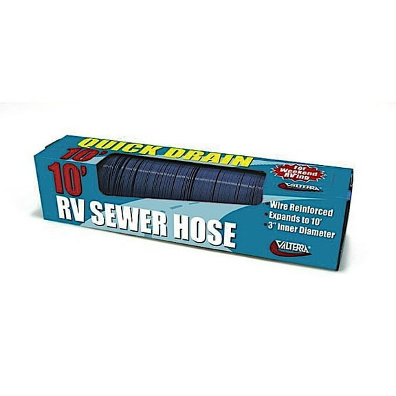 QUICK DRAIN HOSE STD. 10FT BLUE BOXED