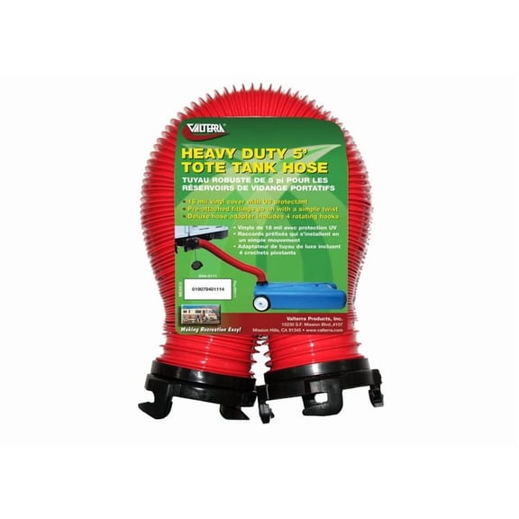 Valterra D04-0111 Heavy-Duty Tote Tank Hose - 5'