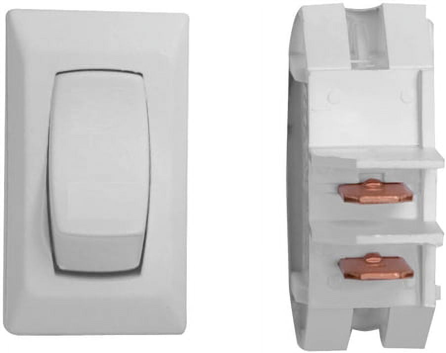 Valterra DG110UPB On/Off Rocker Switch - White - 3 Pack - Walmart.com