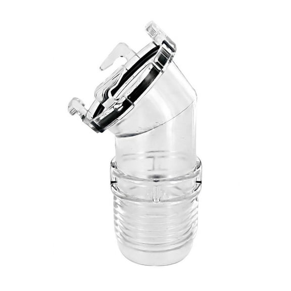 Valterra F02-3111 ClearView Hose Adapter - 45°, Threaded