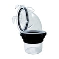 thumbnail image 1 of Valterra EZ Coupler F02-3112CLBK 90 Degree Bay RV Sewer Connection Fitting, Clear and Black, 0.92 lb, 1 of 1