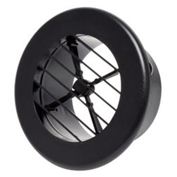 Valterra Heating & Cooling Register without Damper - Black