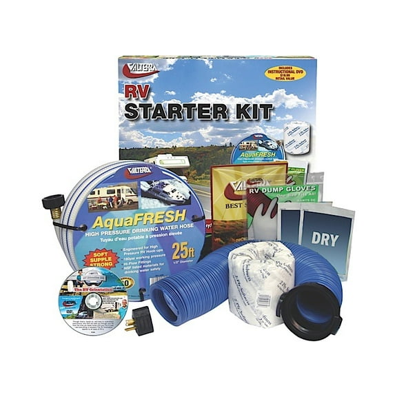 Valterra K88105DVD Standard RV Accessory Starter Kit with DVD
