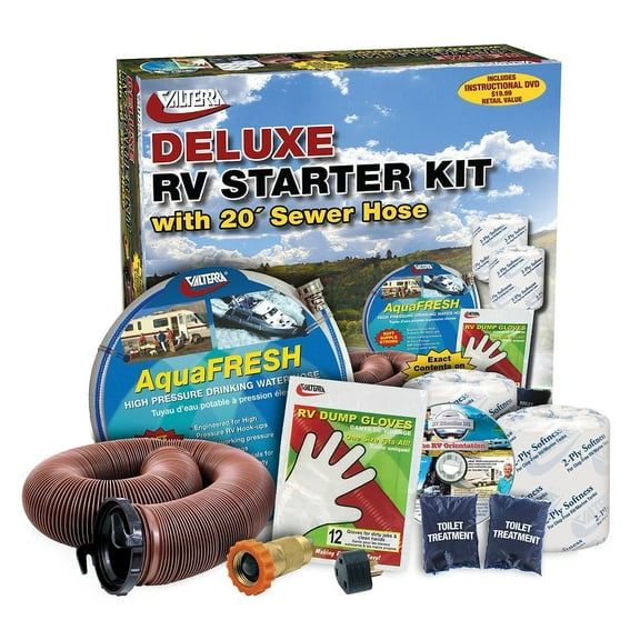 Valterra K88108DVD RV Start Up Kit Deluxe Kit For Motorhomes With DVD Boxed