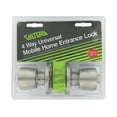 thumbnail image 1 of Valterra L32CS010 Stainless Steel Mobile Home Entrance Lock - Knob x Knob, 1 of 2
