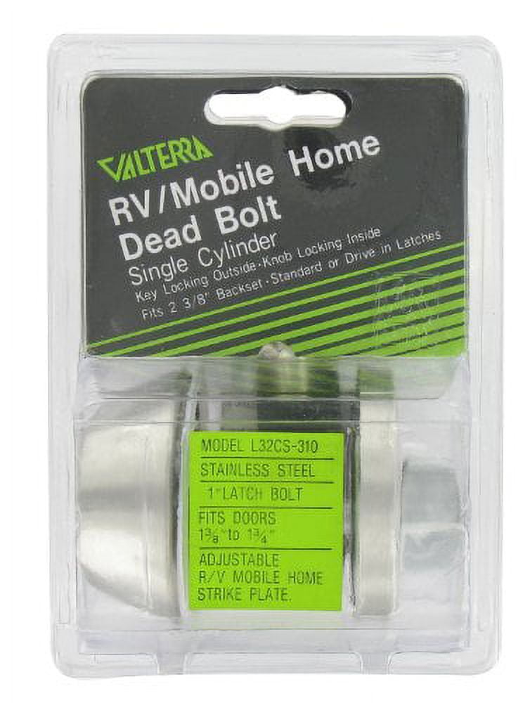 Polished Stainless Steel Single Cylinder Deadbolt Lock