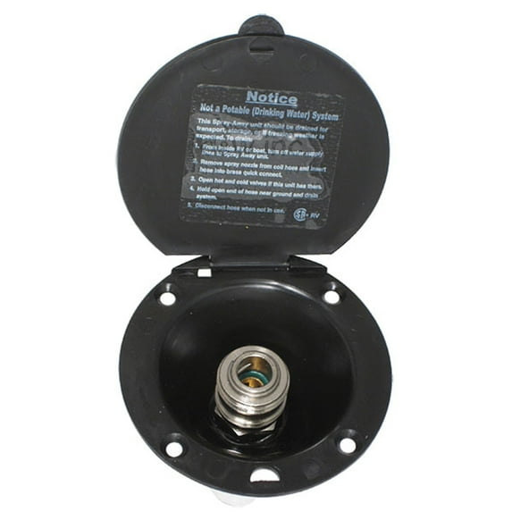 Valterra PF147006 Quick Connect Valve - Black