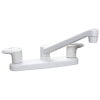 Valterra PF221201 Catalina Two-Handle 8" Kitchen Faucet with 8" Standard Spout - White