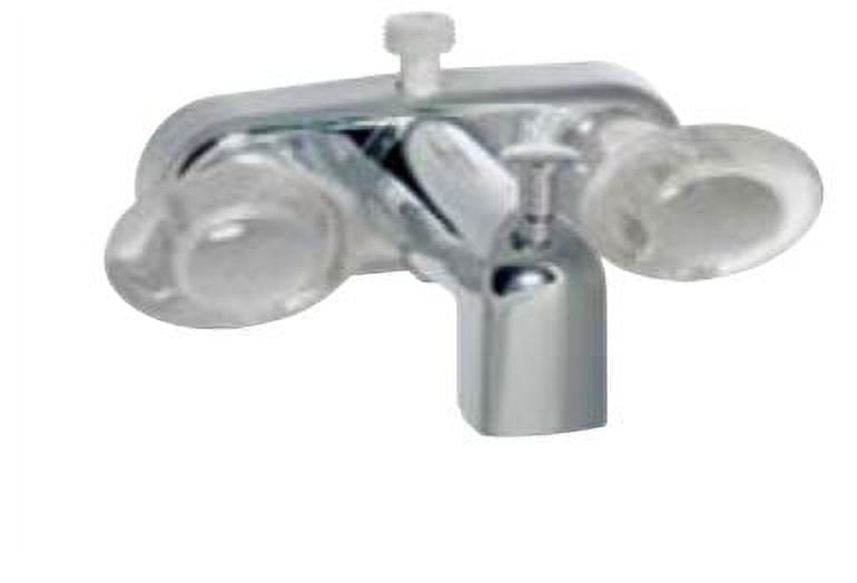 Biscuit Bronze 4-Inch Two-Handle Lavatory Faucet