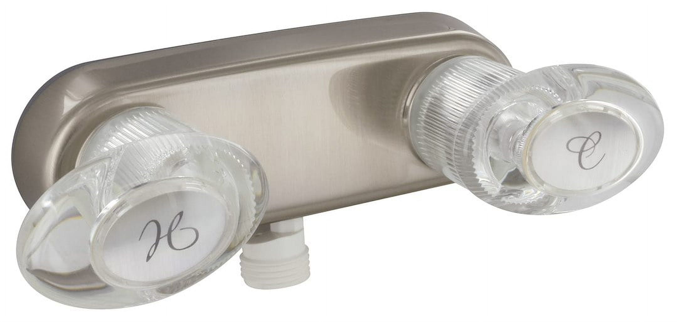 Valterra PF223441 Catalina Two-Handle 4" Shower Valve with Vacuum Breaker - Brushed Nickel