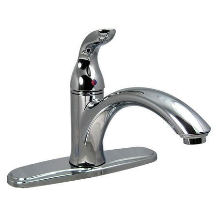 Valterra PF231322 Single-Handle Hybrid Kitchen Faucet with Side Spray - Chrome