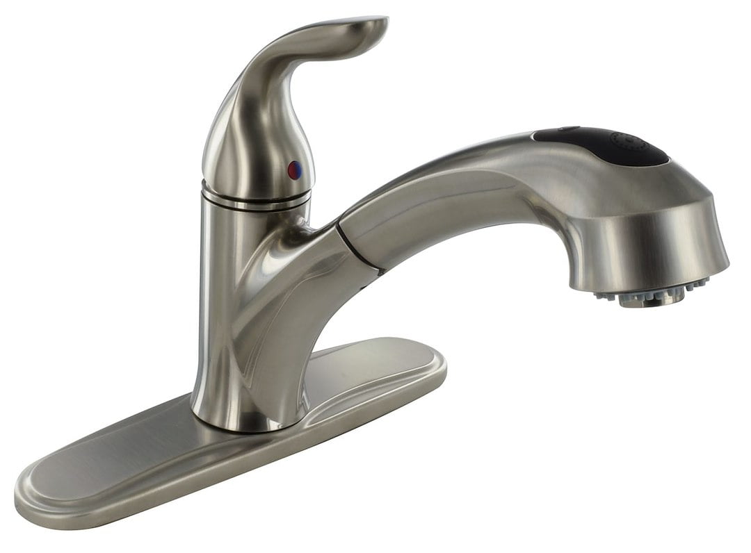 Valterra PF231441 Single-Handle Pull Out Hybrid Kitchen Faucet - Brushed Nickel