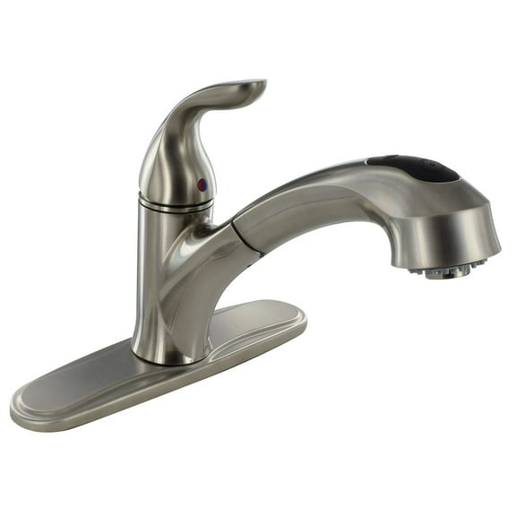 Valterra PF231441 Single-Handle Pull Out Hybrid Kitchen Faucet - Brushed Nickel