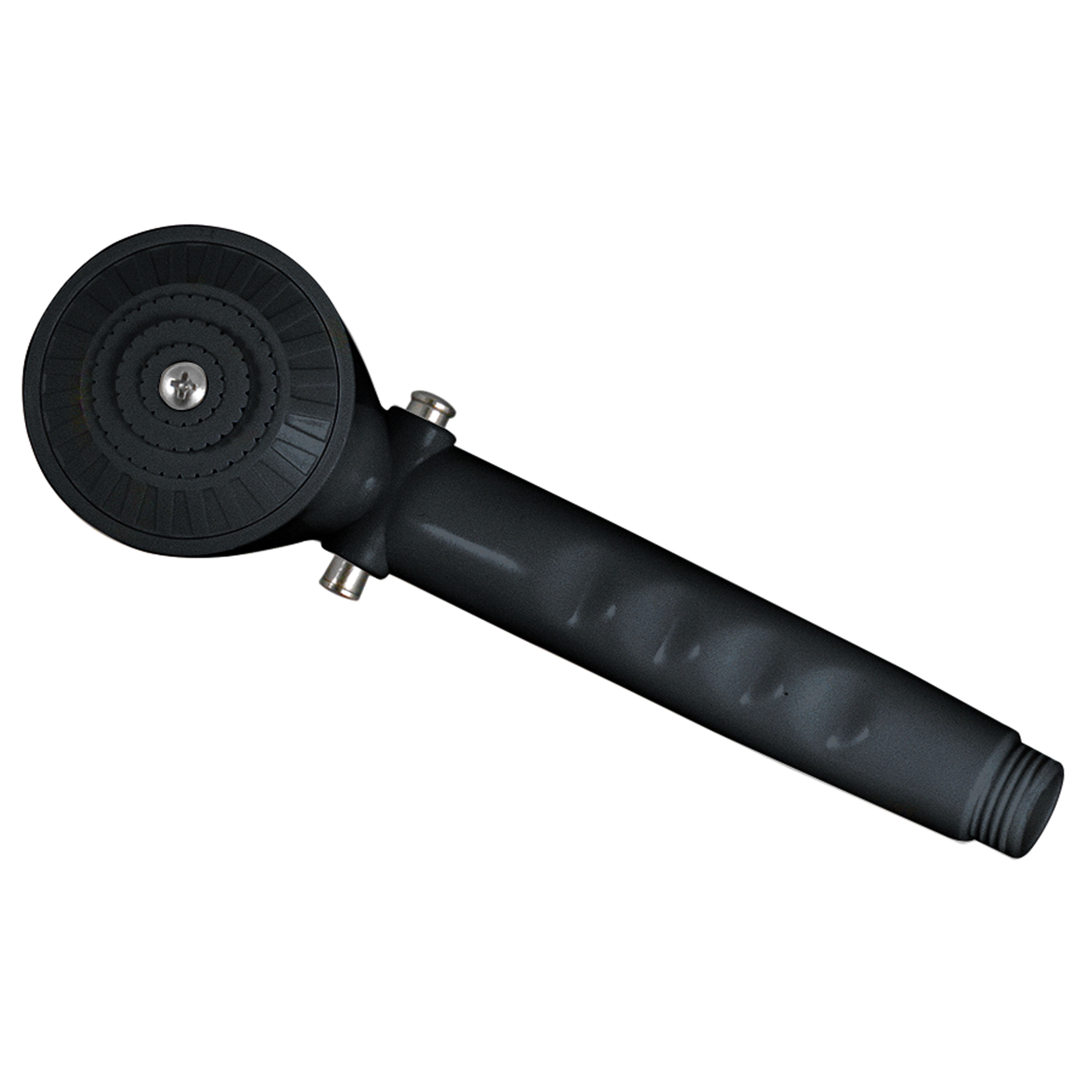 Black Single Function Handheld Shower Head with Spray Setting