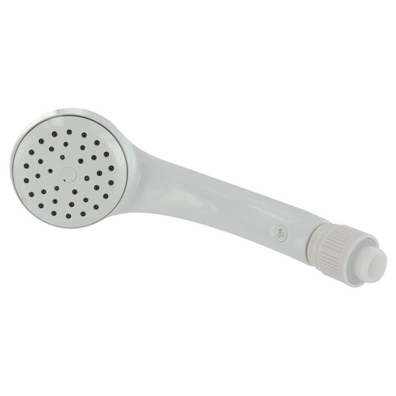 Valterra PF276042 AirFusion Single-Function Shower Head with Flow Controller - White
