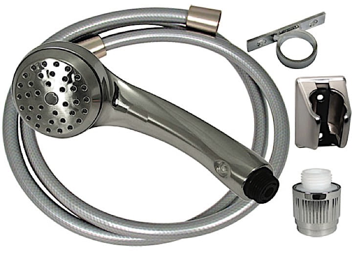 Valterra PF276047 AirFusion Single-Function Shower Kit with Flow Controller - Brushed Nickel