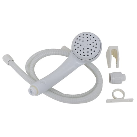 Valterra PF276050 AirFusion Single-Function Shower Kit with Flow Controller - White