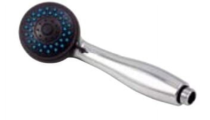 White Round Handheld Shower Head with Spray Settings