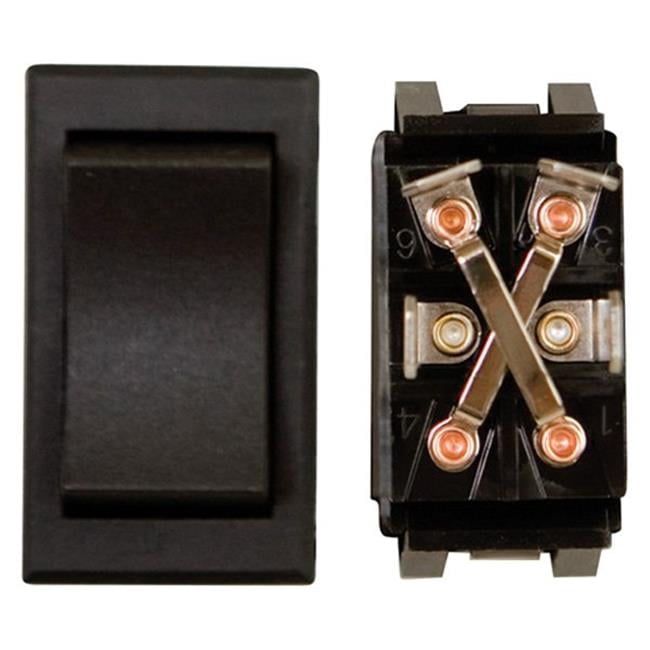 Valterra Products 10A Heavy Duty Momentary On-Off Switch, Black ...