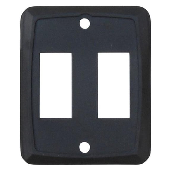 Valterra Products Double Face Plate, Black
