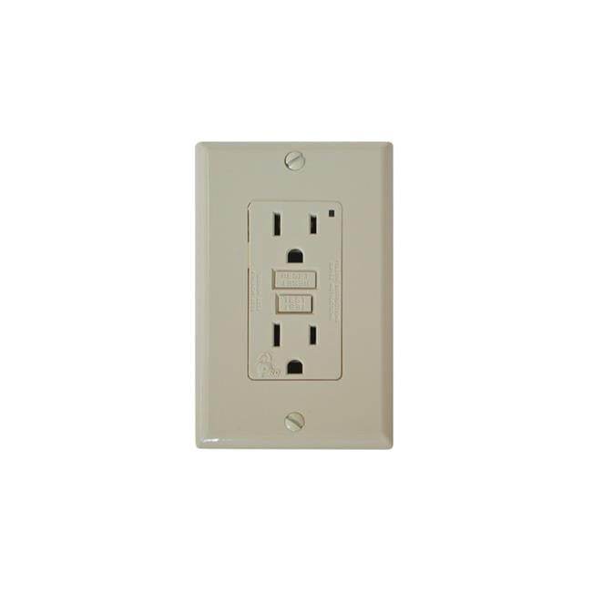 Valterra Products  Gfi Receptacle with LED Indicator Light, Ivory