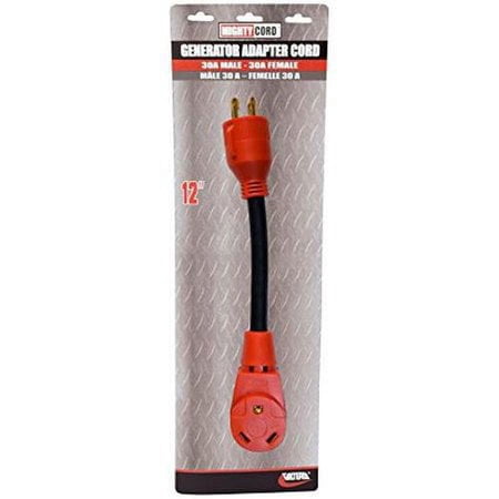Valterra Products LLC A10-G30430 GEN30AMP 4P TO 30AMP ADAPTER CORD, 12IN, BULK / EA