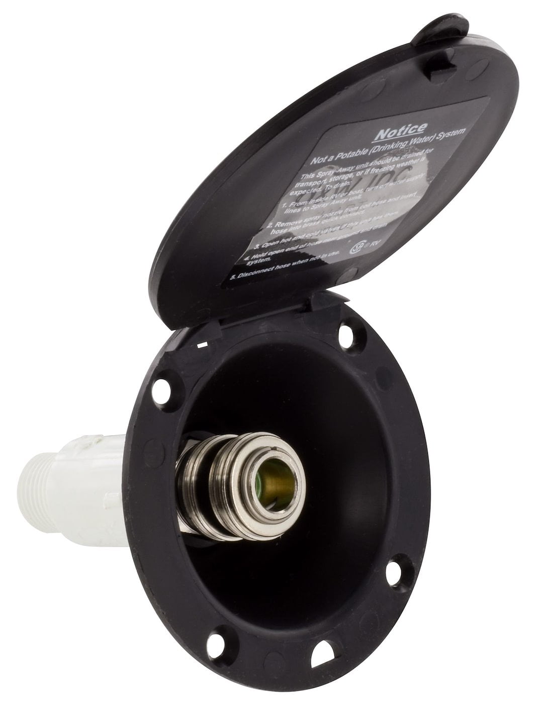 Valterra Products LLC PF147006 Quick Connect Valve, 2.75In, Black ...