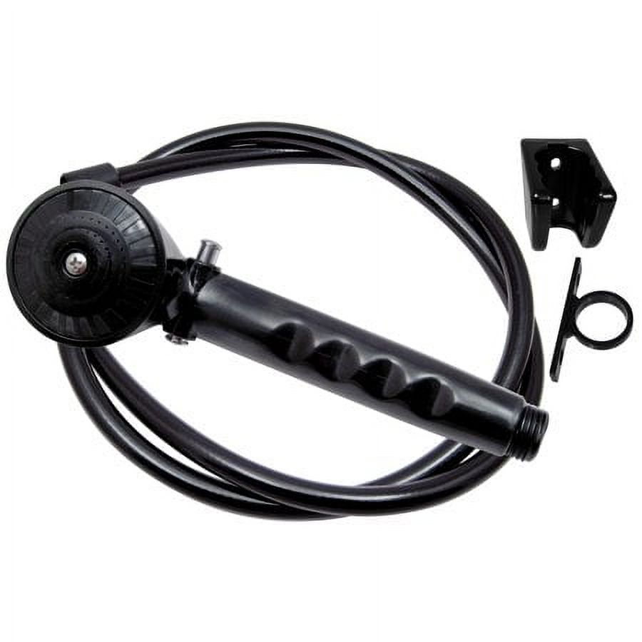 Valterra Products LLC PF276026 SHOWER HEAD KIT, TRICKLE SHUT-OFF, 60IN HOSE, BLACK / EA