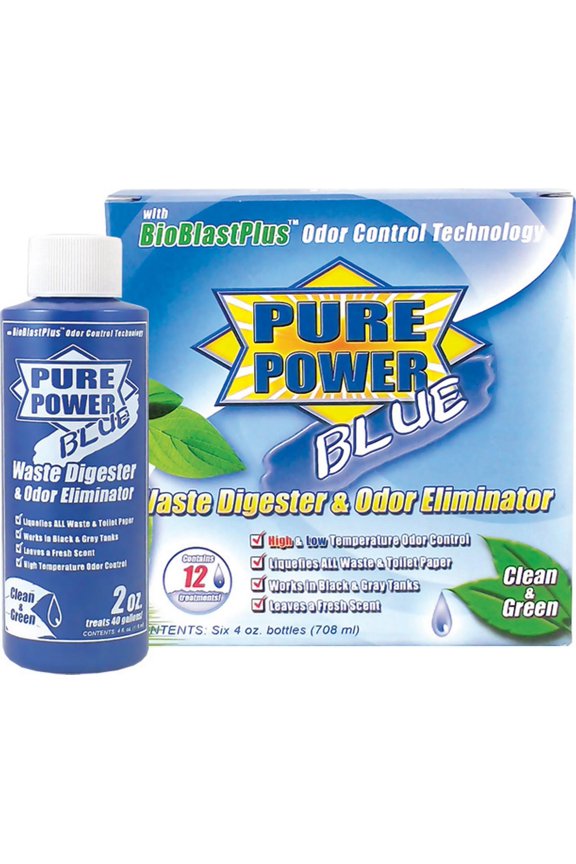 Products LLC V23017 Pure Power Blue, 6-Pack, 4 Oz Bottles