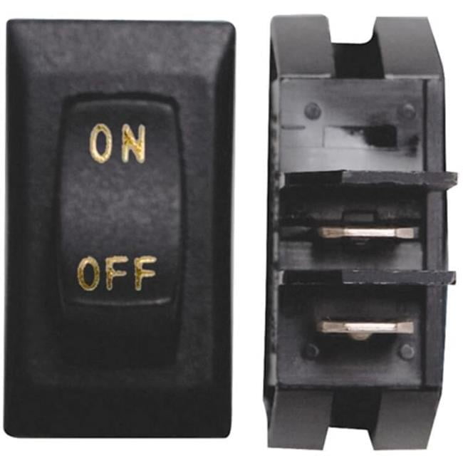 Valterra Products VLPDG118UVP 12V Labeled On & Off Switch, Black & Gold ...